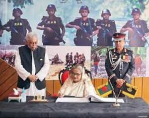 উন্নত বাংলাদেশের যাত্রা নির্বিঘ্ন করতে শান্তি ও স্থিতিশীলতা নিশ্চিত করতে হবে : র‌্যাবের প্রতিষ্ঠাবার্ষিকী অনুষ্ঠানে প্রধানমন্ত্রী