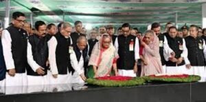 বঙ্গবন্ধুর প্রতি শ্রদ্ধা নিবেদন আওয়ামী লীগসহ বিভিন্ন সংগঠনের
