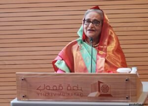 পরিবর্তনের কারিগর হোন : কাতার বিশ্ববিদ্যালয়ের শিক্ষার্থীদের প্রতি প্রধানমন্ত্রী