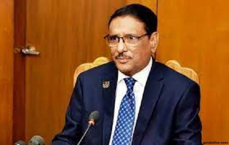 আন্দোলনকে মুক্তিযুদ্ধের সঙ্গে তুলনা করে মির্জা ফখরুল উপহাস করেছেন : ওবায়দুল কাদের