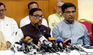 বিএনপিসহ সমমনা দলগুলো নির্বাচনী অঙ্গনে সংঘাতের চক্রান্ত করছে : ওবায়দুল কাদের