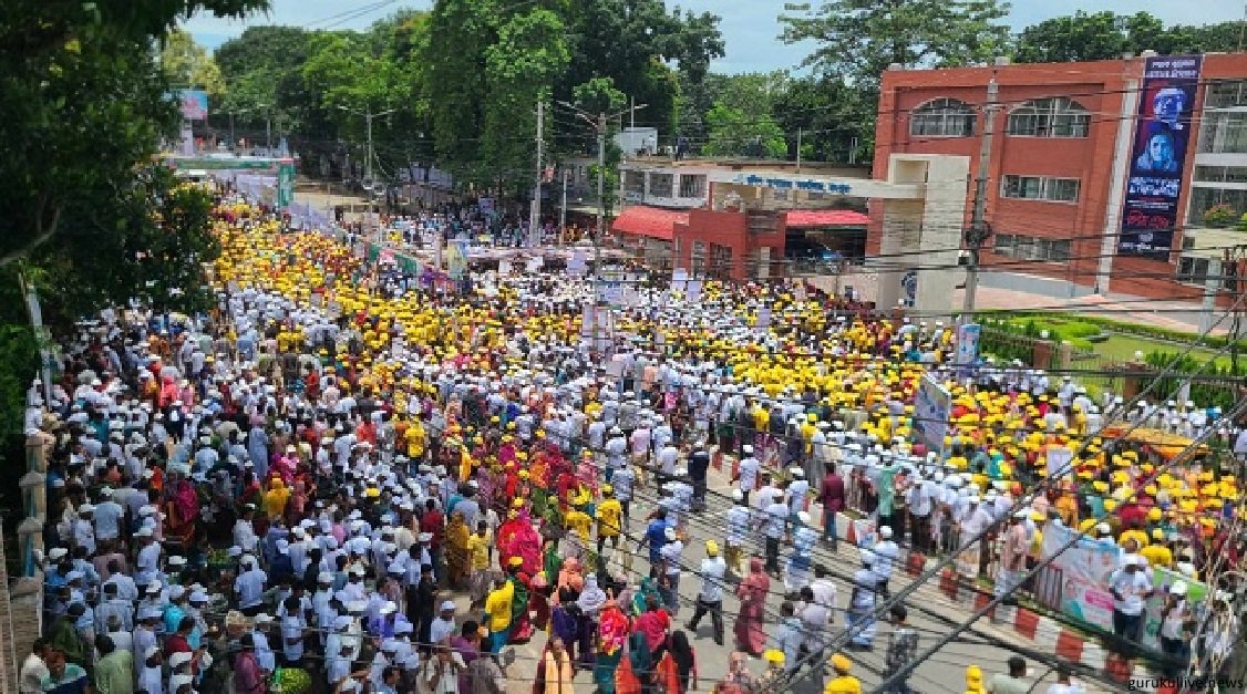 আওয়ামী লীগের রংপুরে বিভাগীয় মহাসমাবেশ শুরু