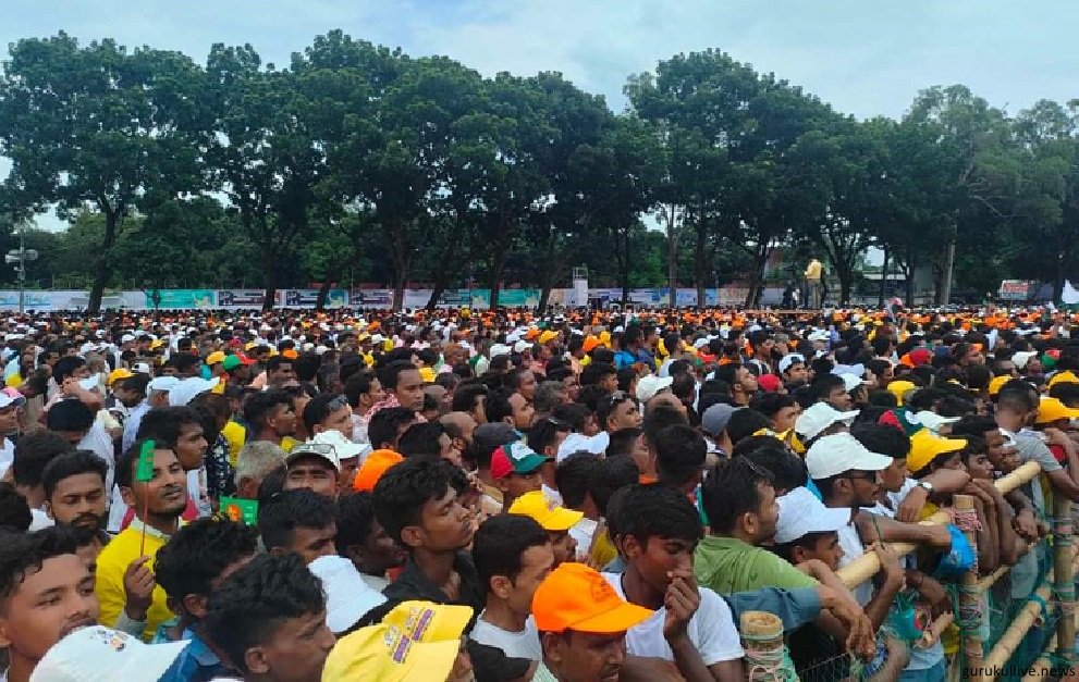 আওয়ামী লীগের রংপুরে বিভাগীয় মহাসমাবেশ শুরু